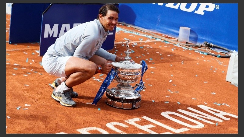 Rafa, otra vez rey en la ciudad condal.