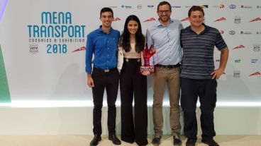 Los rosarinos premiados en Dubai.