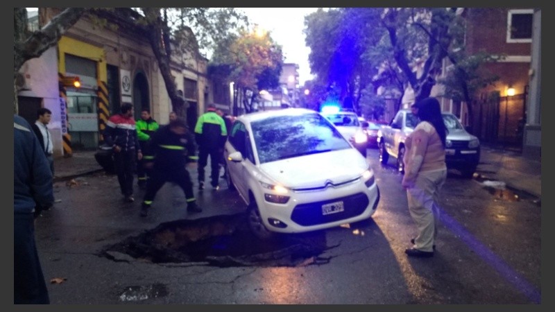 Así quedó el Citroen. 