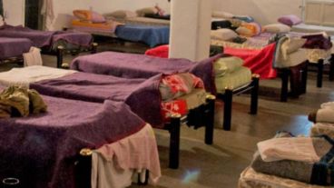 El refugio municipal alberga a 40 personas.