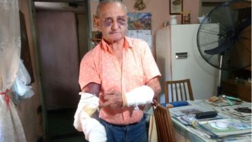 La víctima tiene 74 años.