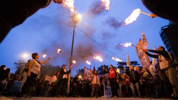 Marcha de las antorchas por María de los Ángeles París.