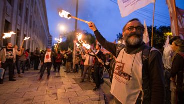 Marcha de las antorchas por María de los Ángeles París.