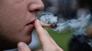 En plaza San Martín se realizó la convocatoria este sábado por la tarde.