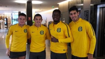 Central, tras el desayuno y rumbo a la práctica.