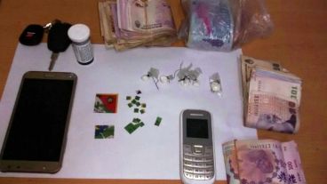 Los elementos secuestrados.