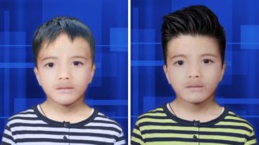 Un rostro, dos cortes de pelo posibles. Así se vería Maxi.