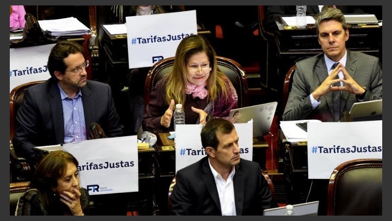 Graciela Camaño tuvo uno de los discursos opositores más fuertes.