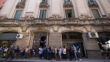 Mucha gente respondió el primer día del evento.