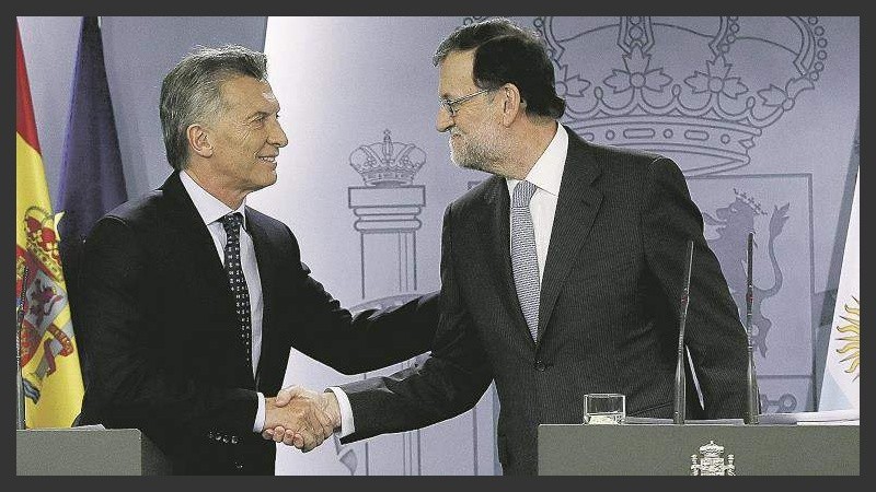 Macri y Rajoy volverán a encontrarse este lunes.