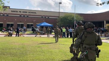 La escuela donde se produjo el tiroteo.