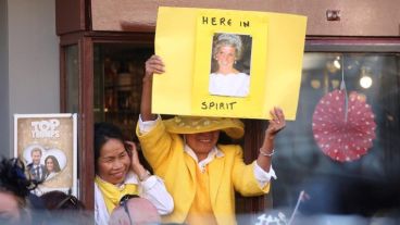 También hubo recuerdo para la fallecida Lady Di.