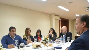 El ministro Triaca estuvo en Rosario.