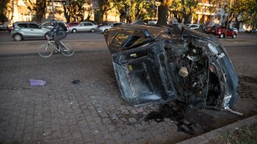 Así quedó el Galaxy.