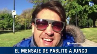 Pablito le mandó un video a Juan Junco (De 12 a 14, El Tres).