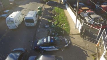 El operativo comenzó el martes y seguía este miércoles.