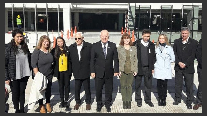 El gobierno inauguró obras en el hospital Centenario de Rosario.