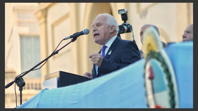 Lifschitz compartió el acto con el intendente de Santa Fe José Corral.