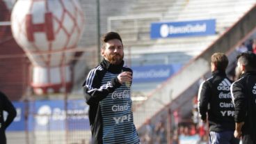 Leo fue el más aplaudido en la cancha de Huracán.