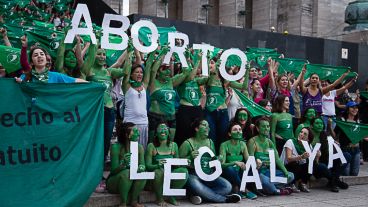 El pedido de las mujeres presentes en la movilización.
