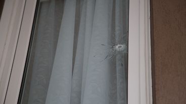 Una de las balas que entró a la vivienda de Italia al 2100.