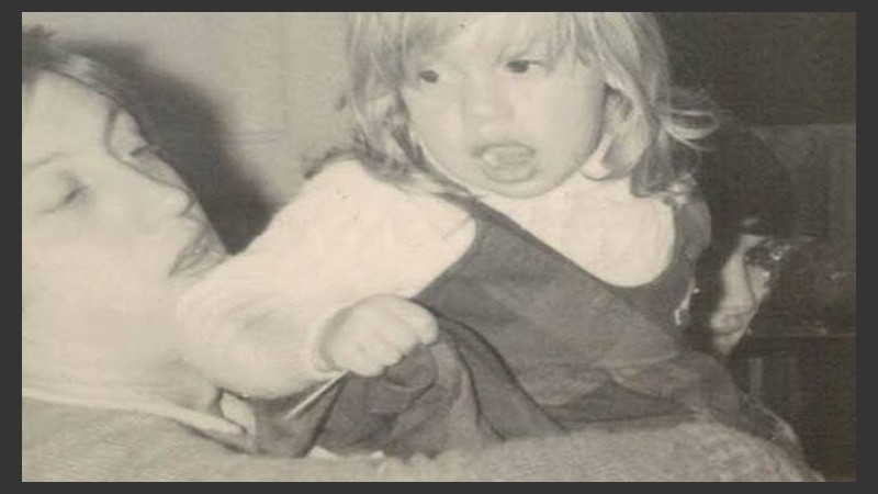 Una foto de Guillermo White con su sobrina.