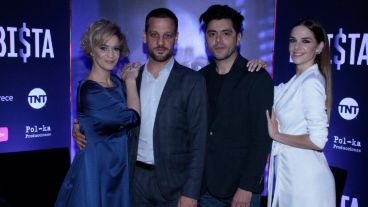 Los protagonistas de "El Lobista", que se estrena hoy en El Tres.