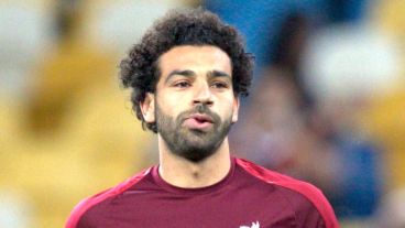 Salah sufrió una lesión en el hombro izquierdo hace pocos días.