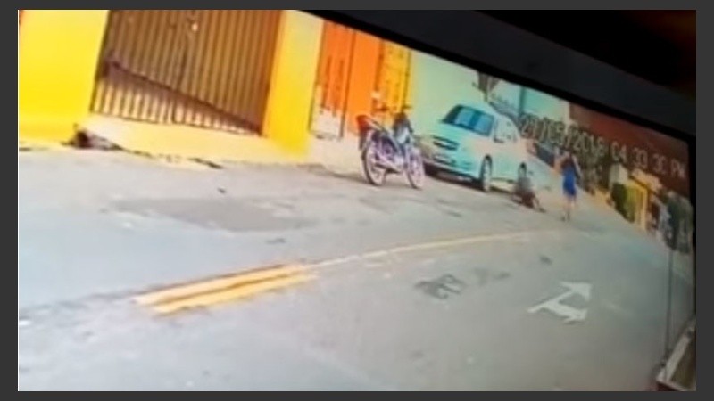 Una imagen de la escena del crimen.