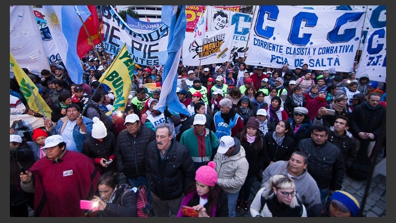 La marcha pasó este jueves por Rosario.