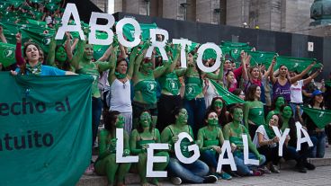 Los pañuelos verdes volverán este domingo al Monumento.