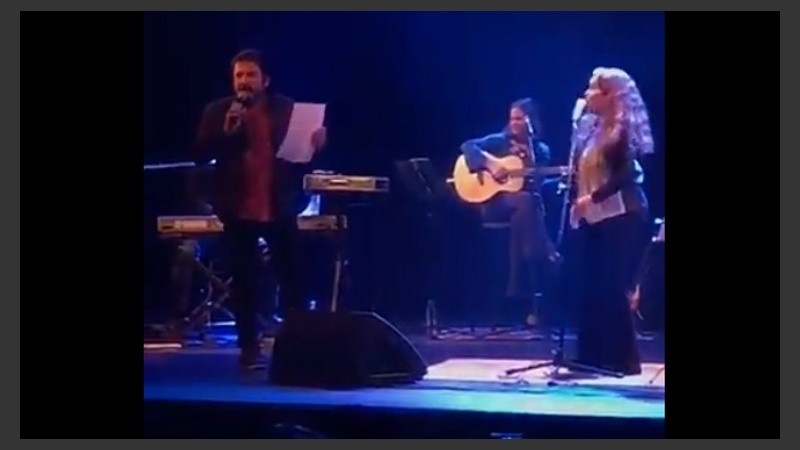 El Turco en una noche muy especial junto a Sandra Mihanovich.