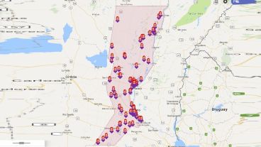 El mapa de los femicidios en Santa Fe.