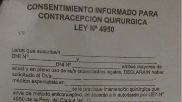 En el formulario hay espacio para un segundo consentimiento.