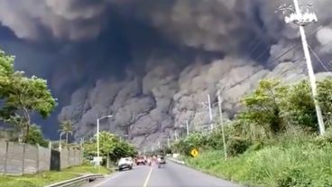 Impactantes imágenes de la erupción en Guatemala.