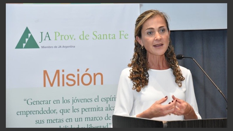 La nueva presidenta provincial de la Fundación, María de los Ángeles Milicic.