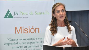 La nueva presidenta provincial de la Fundación, María de los Ángeles Milicic.