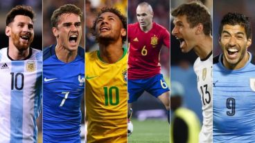 Estrellas por doquier en el Mundial que ya se viene.