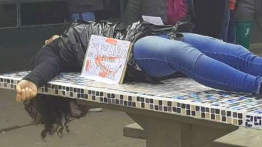 La recreación de las situaciones de violencia de género que dispararon el debate en el Complejo Gurruchaga.