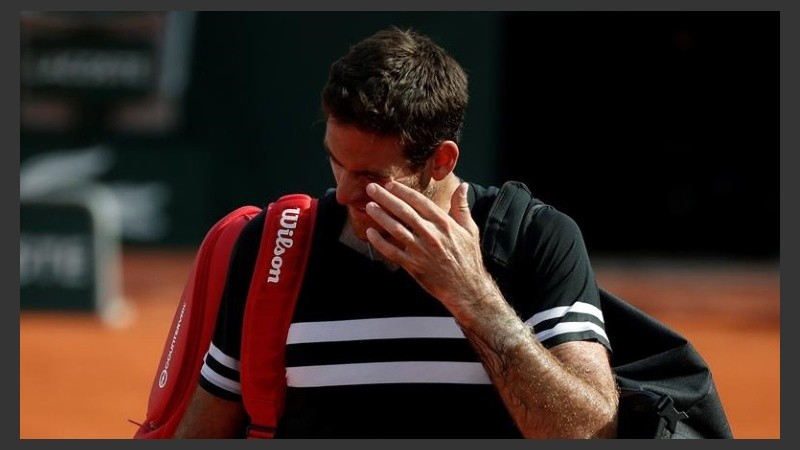 Del Potro se fue derrotado por Nadal de Roland Garros. 