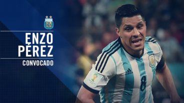 Enzo Pérez vuelve a la selección por la lesión de Lanzini.