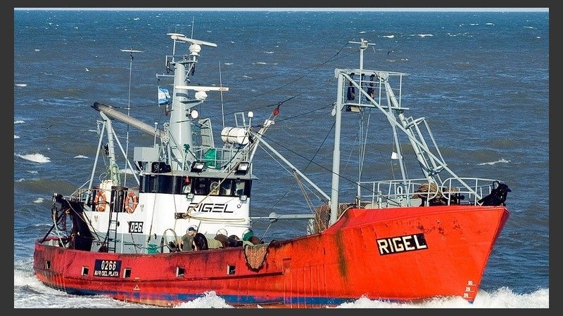 El Rigel naufragó frente a las costas de Chubut.