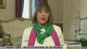 Fabiana Túñez, directora del Instituto Nacional de las Mujeres.