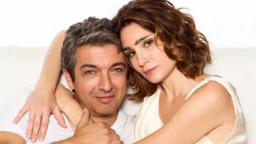 Bertucelli y Darín en una imagen promocional de la obra.