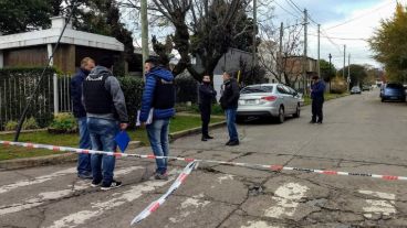 La escena del crimen en la localidad de Ranelagh.