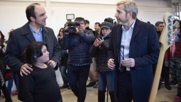 Frigerio visitó la ciudad de Santa Fe.