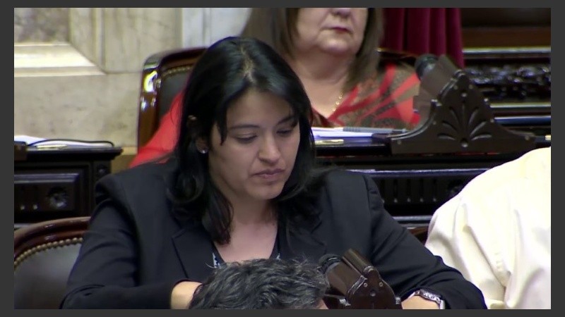 La legisladora tucumana hizo un discurso muy celebrado.