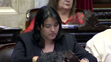 La legisladora tucumana hizo un discurso muy celebrado.