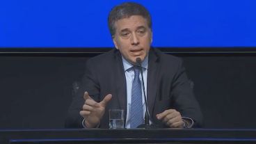 Dujovne en la conferencia de prensa de este viernes.