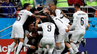 Giménez llevó alegría a los charrúas.